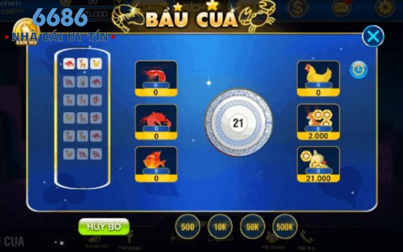 Quy trình tham gia cá cược Bầu Cua online rất đơn giản